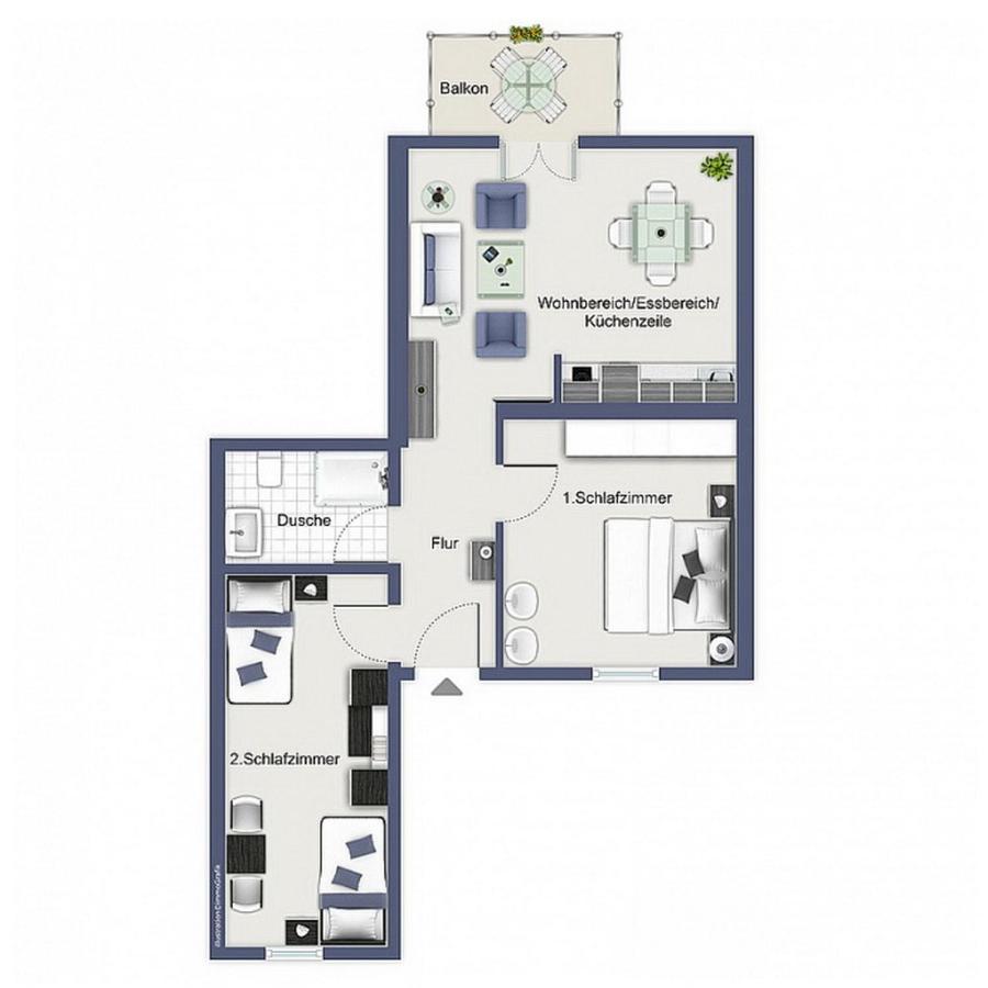 Strandstrasse 16 Wohnung 18 Kuehlungsborn Luaran gambar
